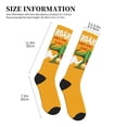thumbnail image 2 of Compression Socks for Women and Men - Cool Dinosaur Playing Guitar Compression Socks Circulation for Workout, 2 of 8