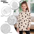 thumbnail image 6 of Xoenoiee Dachshund Paw Heart Print Long Hoodies Oversized Kids Trendy Graphic Long Pullover Dresses Sweatshirt for Teen Girls Spring Fall Casual Tops Sports Shirt with Pocket, Size 7-8 Years, 6 of 7