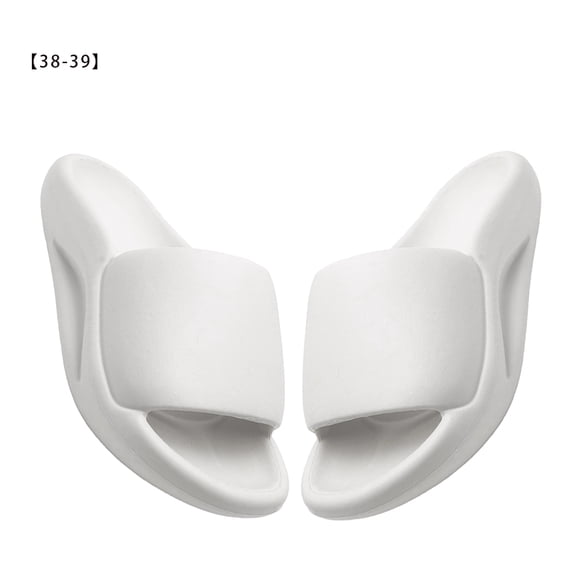 Zapatillas antideslizantes Unisex Zapatillas de ducha EVA Zapatos de punta abierta Baño Playa Zapatos de colores, Blanco, 38/39 1 par seitruly AP001177-02