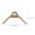 thumbnail image 4 of SHISUYAN 2Pcs Creative Pigeon Rest Stand Parrot Dove Standing Rack Wooden Pet Perch, 4 of 7