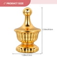 thumbnail image 2 of CRAFTHROU 4pcs Lamp Shade Finials Decorative Gold for Living Room Lighting, 2 of 5