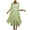 Green, variant on Usmixi Women Comfy Round Neck Sleeveless Floral Print Long Chiffon Dress with Solid Cardigan Coat Two-Piece Sets Elegant Wedding Guest Flowy Dresses Green XXXL