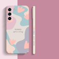 thumbnail image 1 of Funda cuadrada de silicona con dibujos de flores para Samsung Galaxy, funda para Samsung Galaxy A34, A54, A13, A23, A33, A53, A32, A52, 5G, S23, S22 Ultra Plus, S21 FE, Note20 Fivean unisex, 1 of 2