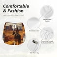 thumbnail image 4 of Balery Western Desert Cowboy Cloud Pantalones cortos deportivos para mujer con forro y dos bolsillos, elásticos, para entrenamiento, gimnasio, yoga-X-Large, 4 of 7