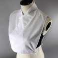 thumbnail image 6 of Womens Vintage Chinese Style Hanfu Half Shirt Crop Top Cross Wrap Deep V-Neck White Fake Collar Detachable Dickey Blouse, 6 of 10