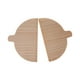 thumbnail image 4 of Horno de Pizza de madera, herramienta especial semicircular de fácil almacenamiento, accesorios para horno, Pizza portátil de madera para hornear, 2 u, 4 of 9