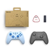 GameSir Nova Lite Wireless Gamepad Controller with Bluetooth, Dongle, Wired for Switch, Android, IOS, PC & Steam Games(Blue with Receiver)