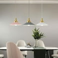 thumbnail image 3 of Colorful Metal Pendant Lamp for Dining Room, Simple Rustic Pendant Light Fixture for Kitchen Island, Modern Farmhouse Pendant Lighting, Minimalist Vintage Retro Pendant Light, 3 of 7