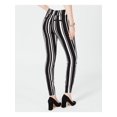 thumbnail image 2 of I.N.C Pantalon Décontracté à Rayures pour Femmes, Noir, 4, 2 of 3