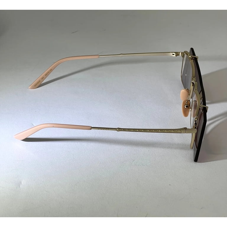 Gucci Flip-Up Sunglasses Rectangle Red Gold frames GG0363S  display picture 2