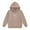 Khaki, variant on Byoo Toddler Girls Sweatshirt Bow Print Long Sleeve Hoody Pocket Sweatshirt Oversized Comfortable Aactive Shirt Clothes