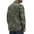 thumbnail image 3 of INSPIRE CHIC  Men's Shirt Camo Pattern Button Down Chest Pockets Long Sleeve Casual Shirt  XL Olive Green, 3 of 5
