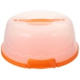 thumbnail image 3 of 1Pc 8 Inch Transparent Plastic Cake Box Portable Baking Box Locking Cake Carrier, 3 of 8