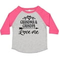 thumbnail image 3 of Inktastic Grandma Grandpa Love Me Arrow Boys or Girls Toddler T-Shirt, 3 of 5