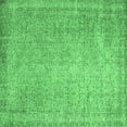 thumbnail image 1 of Ahgly Company Indoor Square Abstract Emerald Green Contemporary Area Rugs, 4' Square, 1 of 4