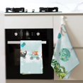 thumbnail image 4 of Disketp Animals Riding Across The Sky Waffle Weave Kitchen Dish Cloth,Super Absorbent Kitchen Dish Towels 16*26 Inches for Dish Rags Washing Dishes, Drying Dishes, 4 of 7