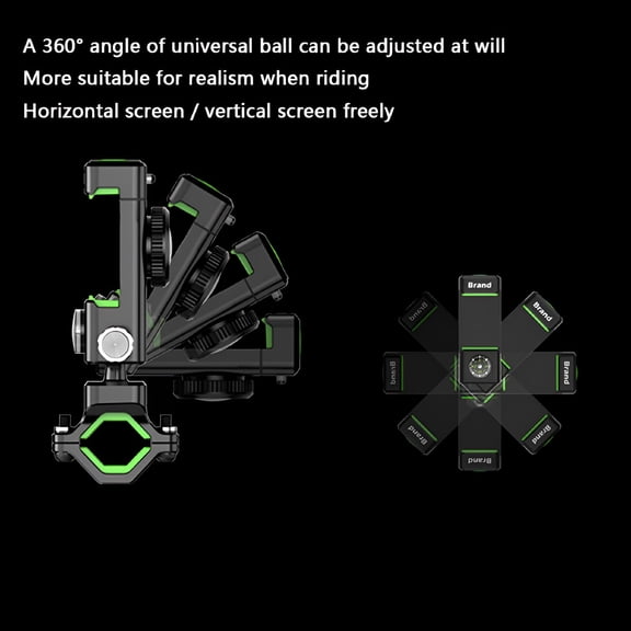 MELIVO Bike Phone Mount, Bicycle & Motorcycle Handlebar Cell Phone Holder Universal with 360° Rotation