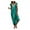 Green, variant on Women Plus Size Dresses Short Sleeve V Neck Homewear Pajamas Long Dress Nightgowns Sleepwear