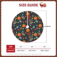 thumbnail image 4 of Balery Autumn with Pumpkins Printed Christmas Tree Skirt , Merry Christmas Party Christmas Tree Decoration,Adjustable Tree Skirt-30", 4 of 8