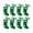 Green, variant on Set of 8 Vinyl Wall Art Decal - Christmas Stockings - 10" x 5.5" Each - Holiday Seasonal Decor Sticker - Indoor Outdoor Home Office Wall Door Window Bedroom Workplace Decals (10" x 5.5" Each, Green)
