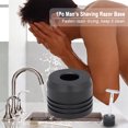 thumbnail image 3 of 1Pc Shaving Razor Stand Base Man's Shave Razor Stand Aluminum Alloy Razor Holder Safety Razor Base Shaving Razor Accessory Silver, 3 of 5