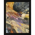 thumbnail image 2 of Albena Hristova 14x18 Black Modern Wood Framed Wall Art Titled - The Falls II, 2 of 6