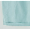 thumbnail image 5 of Womens Shorts Summer 2024 Plus Size Solid Five Points Large Size Cotton Linen Shorts with Pockets Casual Pants on Clearance Mint Green_6XL, 5 of 7