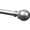 Bronze, variant on Adjustable Sturdy Curtain Rod for Windows with Round Finials, Easy Install Hardware, 1-Inch Rod, 72" to 144", Dark Bronze, 1-Pack