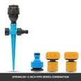 thumbnail image 4 of Fnochy Sprinklers for Lawn, 360 Degree Lawn Sprinkler with Adjustable Above Ground Irrigation Garden Sprinkler System, Automatic Rotating Garden Sprinklers, 4 of 8