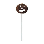 Pumpkin - Rusted Garden Stake
