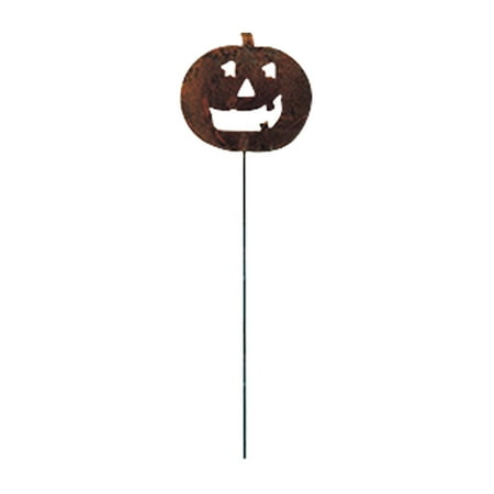 Pumpkin - Rusted Garden Stake