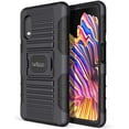 thumbnail image 2 of BELTRON Case for Galaxy XCover Pro, Heavy Duty Case with Finger Ring Grip Cover and Built-in Magnetic Mounting Plate for Samsung Galaxy XCover Pro G715 AT&T FirstNet Verizon - Grey/Black, 2 of 7