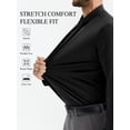 thumbnail image 2 of sogami Men's Stretch Dress Shirt Wrinkle Free Button Down Shirt Business Casual, 2 of 7