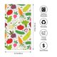 thumbnail image 2 of Fotbe Cartoon Vegetables Toalla Premium con Patrón, Toalla de Microfibra de Secado Rápido, Ligera y Altamente Absorbente (27.5x16in), Ideal para Uso Diario, 2 of 6