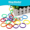 thumbnail image 2 of 50pcs Colorful Circle Ring Scrapbook Binding Buckle Hoop Binder Rings For Loose Leaf, 15/20/28/40mm, 2 of 5
