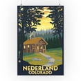 thumbnail image 2 of Nederland, Colorado, Cabin Scene (16x24 Giclee Gallery Art Print, Vivid Textured Wall Decor), 2 of 3