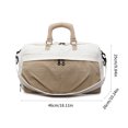 thumbnail image 3 of Gym Duffle Bag for Women, Lightweight Travel Tote, Foldable Overnight Weekends Sport Bag, 3 of 9