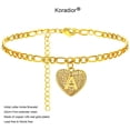 thumbnail image 4 of Initial Ankle Bracelets for Women Silver Anklet Gold Letter Anklet with Initials Gold Anklets for Women Initial Anklet Silver Anklets for Women Initial Jewelry, 4 of 7