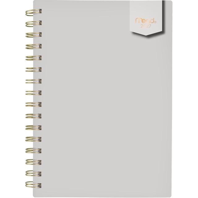 Mead® Glacier Grey SM W/M Planner, 2027