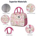 thumbnail image 4 of Womens Pioneer Flower Floral Print Pattern Lunch Box for Work,Insulated Lunch Bag for Women,Loncheras Para Mujer,Leakproof Adult Lunch Bag for Work,Beach,Travel,Picnic,Camping, 4 of 7
