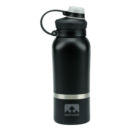 Nathan Hammerhead 3-Tone Water Bottle, 24oz/710mL, Black