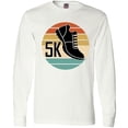 thumbnail image 3 of Inktastic 5K Race Running Retro Sunset Runner Long Sleeve T-Shirt, 3 of 5