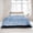 09Sky Blue, variant on Electric Heated Blanket 84'' x 90'' Queen Size Flannel Machine Washable, Warm and Cozy all Night, Dual Control-Light Blue