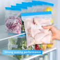 thumbnail image 4 of Zip Lock Bags, 3 Sizes Reusable Freezer Bags, Food Storage Bags for Snacks, Fruits, Meat, Vegetables, Grains (70pcs), 4 of 5