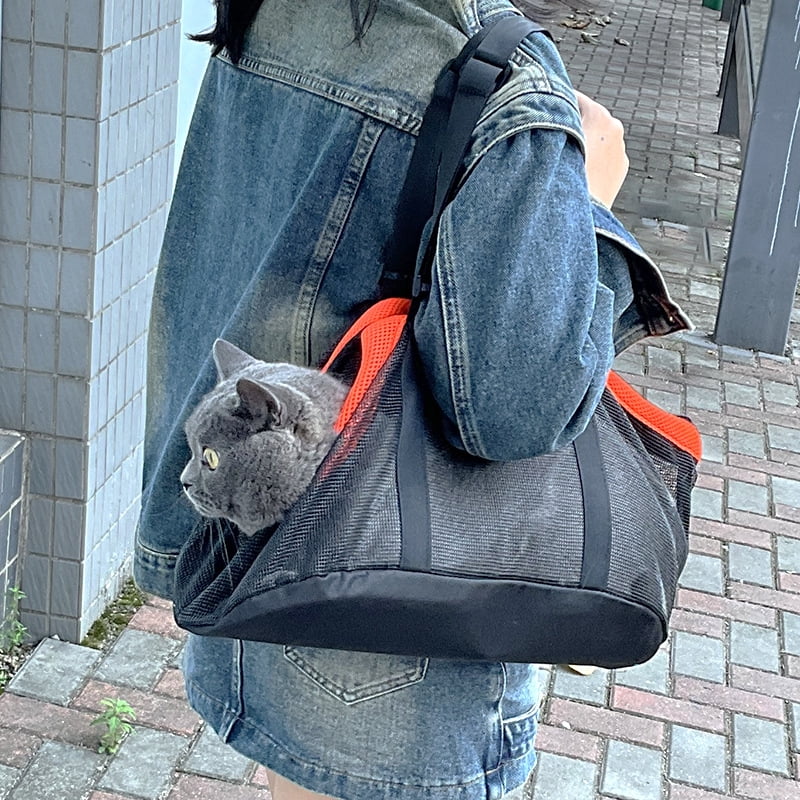 Pet Carrier Backpack for Cats and Dogs - Lightweight and Breathable, Great for Travel and Commuting - Foldable, Shoulder or Handheld, Perfect for Outdoor Adventures