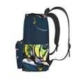 thumbnail image 3 of Disketp Largemouth Bass Fish Mochila Escolar de Gran Capacidad y Peso Ligero, Mochila de Viaje Ideal para Escuela, Trabajo y Uso Diario, Cómoda y con Estilo, 3 of 8