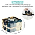 thumbnail image 5 of Aries Travel Portable Square Jewelry Stand - Earring Organizer, Earring Holder, and Jewelry Box - Suitable for Girls and Women, 5 of 6