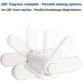 thumbnail image 5 of Door Handle Locks, 2 Pcs, White, Door Lock Anti Tampering With 2 Reusable Adhesives, Child Door Lock, 5 of 5
