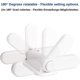 thumbnail image 5 of Door Handle Locks, 2 Pcs, White, Door Lock Anti Tampering With 2 Reusable Adhesives, Child Door Lock, 5 of 5