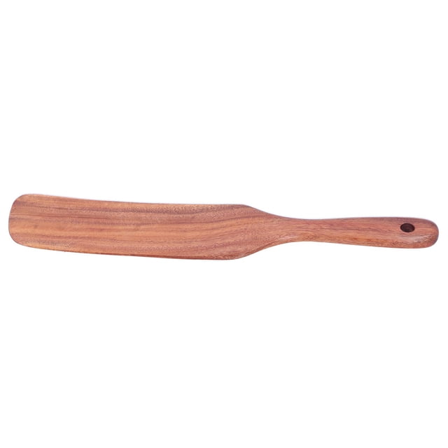 Espátula de madera para freír, pala para bistec, vajilla, utensilios de cocina, 29 x 5,5 cm